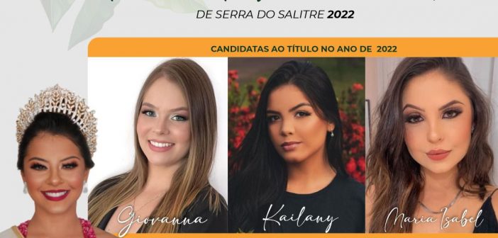 Rainha Regional do Café: Três candidatas concorrem ao título em 2022